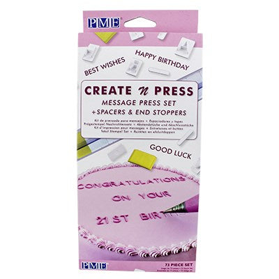 Create and Press Message Set