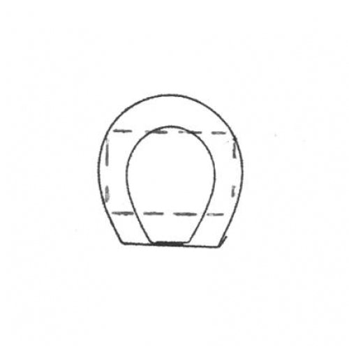 Fine Cut Sugarcraft Horseshoe (3448)