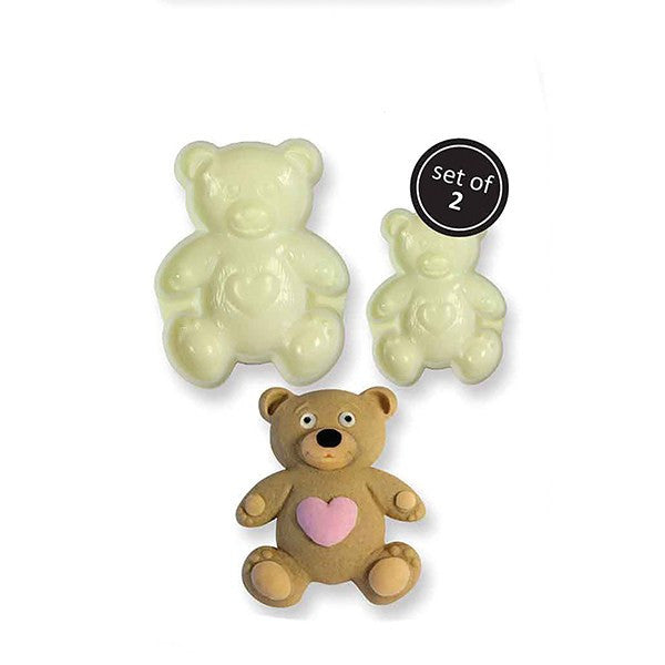 JEM Pop It Teddy Bear Mould (2 Piece)